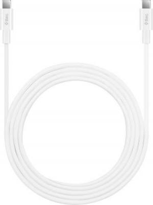 Кабель 2DK45B, USB Type-C (m) - USB Type-C (m), 2м, белый – фото 2