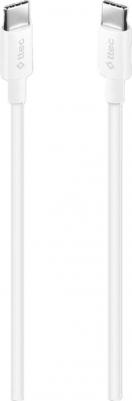 Кабель 2DK45B, USB Type-C (m) - USB Type-C (m), 2м, белый