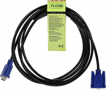 Кабель VGA-VGA, M-M 3м Black (QCG120H-3M) – фото 5