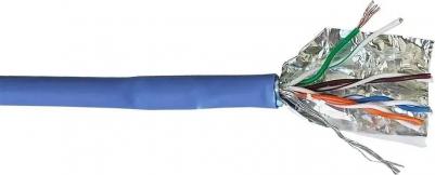 Кабель медный LANMASTER Кабель информационный TWT-5EUTP2PT-BL кат.5E UTP 2 пары 24AWG PVC внутренний 305м синий