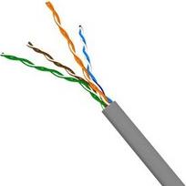 LANMASTER Кабель телефонный плоский, 4 жилы, 28 AWG, бухта 100 метров, серый [TWT-TEL4/100-GY] – фото 1