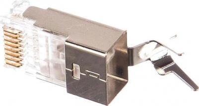 LANMASTER Коннектор RJ45 STP 8P8C, универсальный, cat.6A, 100 шт. [TWT-PL45/S-8P8C-6A] – фото 2