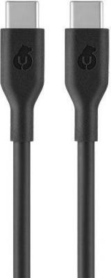 Кабель Life Cable UCB-C/UCB-C 2 м чёрный (DC23BL20LF-CC) – фото 2