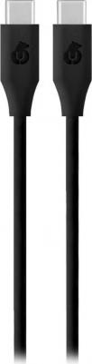 Кабель Life Cable UCB-C/UCB-C 2 м чёрный (DC23BL20LF-CC)