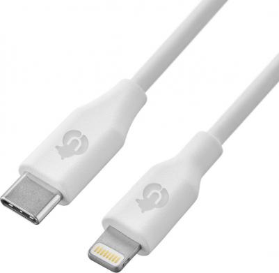 Кабель Life (USB-C-Lightning), белый – фото 2