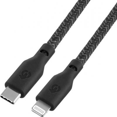 Кабель зарядный Trend USB-C | Lightning 2,4 метра, черный – фото 1