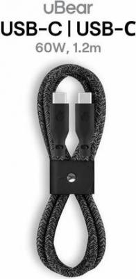 Кабель зарядный Trend USB-C|USB-С 1,2 метра, 60W, черный – фото 3