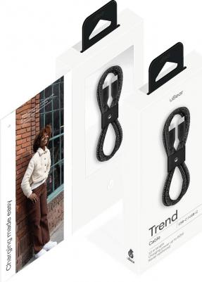 Кабель зарядный Trend USB-C|USB-С 1,2 метра, 60W, черный – фото 7