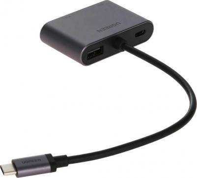 Адаптер CM162 (50505) USB-C to HDMI + VGA +USB 3.0 Adapter With PD – фото 3