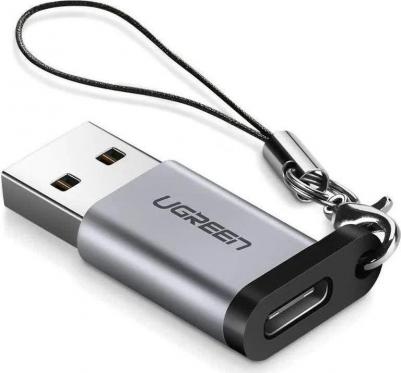Адаптер US276 (50533) USB 3.0-A to USB-C M/F Adpater серый – фото 2