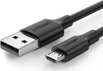 Аксессуар Nickel Plating US289 USB-A 2.0 - MicroUSB 2m Black 60138