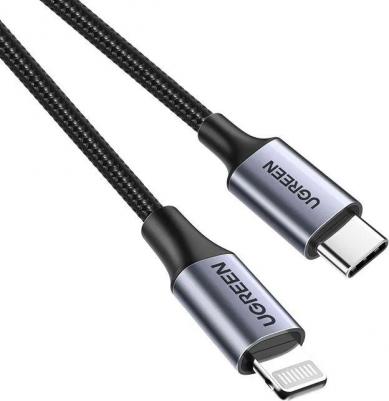 Аксессуар US304 USB-C - Lightning 1m Black 60759 – фото 3