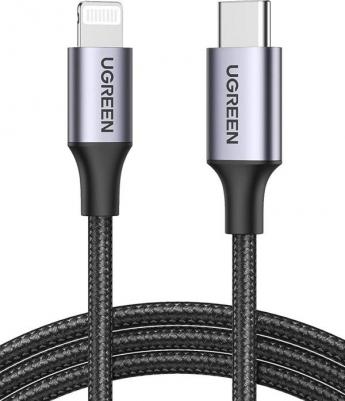 Аксессуар US304 USB-C - Lightning 1m Black 60759 – фото 4
