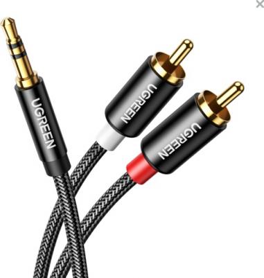 Кабель AV116 (10584) 3.5mm Male to 2RCA Male Cable – фото 3