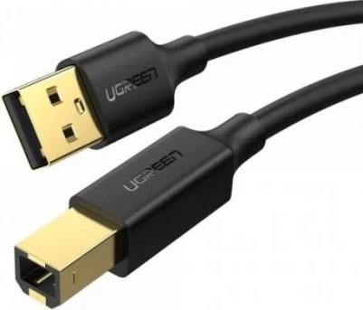 Кабель интерфейсный US135 USB 2.0 A(m) to USB-B(m), длина: 1м, цвет: черный