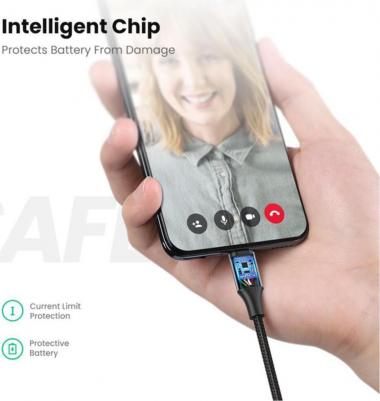 Кабель micro usb - usb US290 (60148) 2 м серый, черный – фото 9