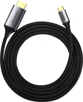 Кабель MM142 (50570) USB-C to HDMI Cable Aluminum Shell 1,5м серый – фото 1