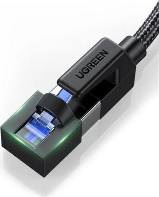 Кабель патч-корд F/FTP 8 кат. 1.5м NW153 CLASS I Round Ethernet With Braid, цвет: черный – фото 2