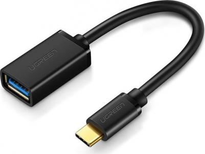 Кабель-переходник USB 3.0 Type-C(m)-USB 3.0(Af), OTG, 15см, черный US154 – фото 2