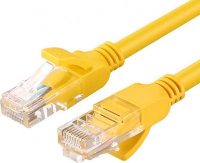 Кабель RJ-45 - RJ-45 вилка-вилка 5м (11233_) желтый