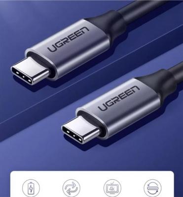 Кабель US161 USB 3.1 Type C Male-C Male, 1,5м (50751) – фото 3