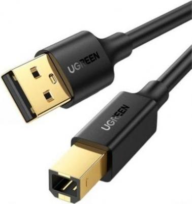Кабель US210, USB 3.0 A(m) - USB 3.0 B (m), ферритовый фильтр, 1м, черный [30753] – фото 2