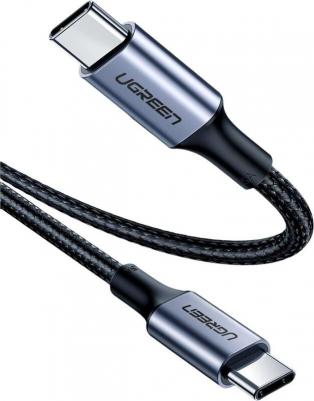 Кабель US316 (70427) USB-C Cable Aluminum Case with Braided 1м черный – фото 1