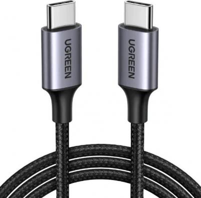 Кабель US316 (70427) USB-C Cable Aluminum Case with Braided 1м черный – фото 2