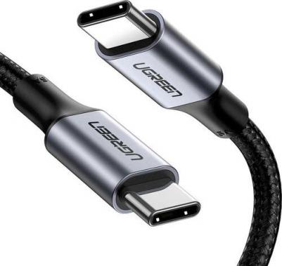 Кабель US316 (70427) USB-C Cable Aluminum Case with Braided 1м черный