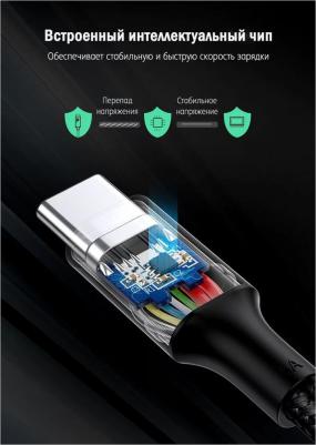 Кабель US316 (70429) USB-C Cable Aluminum Case with Braided 2 м черный – фото 8