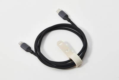Кабель US387 USB-C to Lightning Silicone Cable. Длина: 1 м. Цвет: черный – фото 3