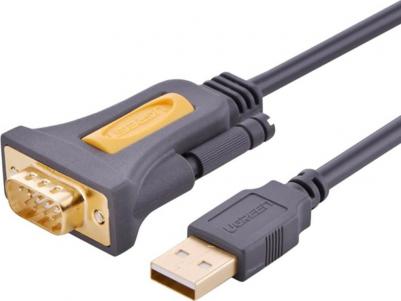 Кабель USB - RS-232, 2м черный (20222)