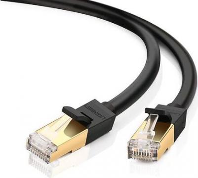 NW107 (11269) Cat 7 F/FTP Lan Cable 2m - Black – фото 1
