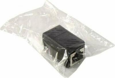 Адаптер-проходной RJ-45 8P8C категория 5e, черный CT251S (CT251S) – фото 2