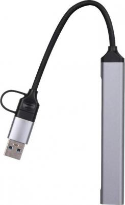 Адаптер Type-C - USB 3.0+2xUSB2.0+SD+TF DH297