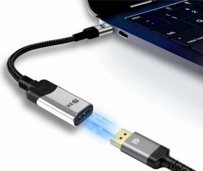 Aдаптер USB 3.1 Type-Cm --> DP A f 8K@60Hz, 0.15m,Alum, <CU422MV-8K> – фото 3