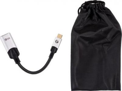 Aдаптер USB 3.1 Type-Cm --> DP A f 8K@60Hz, 0.15m,Alum, <CU422MV-8K> – фото 6