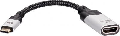 Aдаптер USB 3.1 Type-Cm --> HDMI A f 8K@60Hz, 0.15m,Alum, <CU423MV-8K> – фото 1