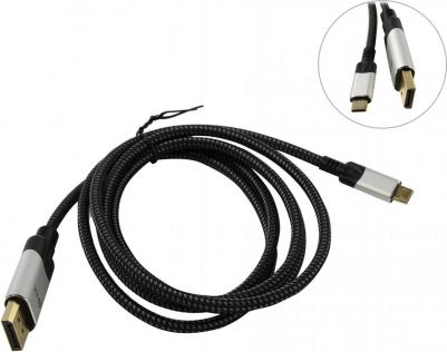 CU422MCV-1.8M Кабель-адаптер USB 3.1 Type-Cm --> DP m 8K@60Hz, 1.8m, Alumi Shell, 4895182217980 – фото 6