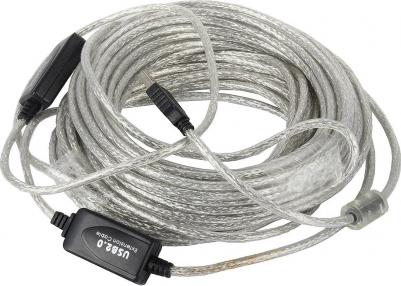 Кабель-адаптер USB2.0-repeater, удлинительный активный <Am--Af 15м <VUS7049-15M – фото 8