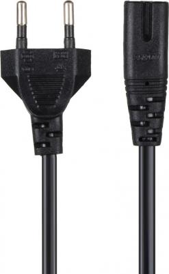 Кабель для аудио-видео техники IEC-320-C7 - розетка EU, 2-pin 1.8м – фото 11