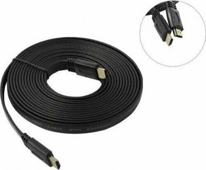 Кабель HDMI-19M --- HDMI-19M ver 2.0+3D/Ethernet,2 фильтра 7.5m Telecom <TCG200F-7.5M