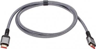 Кабель HDMI 19M/M, ver. 2.1 8KX60Hz (Econom) оплетка 5m iOpen – фото 5