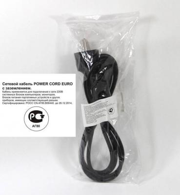 Кабель компьютер - розетка Telecom 220V <TP021-IEC320-C13/SHM-3.0-BK 3.0м – фото 8
