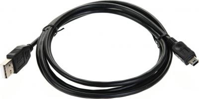 Кабель miniUSB 1.8м Telecom круглый черный – фото 2