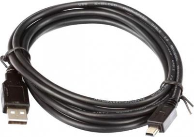 Кабель miniUSB 1.8м Telecom круглый черный – фото 4
