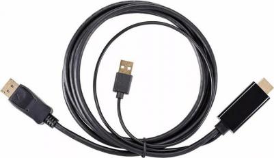 Кабель-переходник CG599AC-1.8M HDMI(M) +USB -> DisplayPort(M) 4K*60Hz 1.8m – фото 1