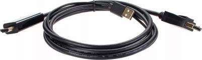 Кабель-переходник CG599AC-1.8M HDMI(M) +USB -> DisplayPort(M) 4K*60Hz 1.8m