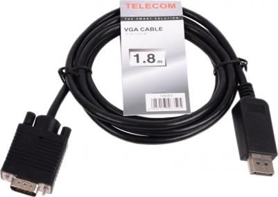 Кабель-переходник DisplayPort -- VGA_M/M 1,8м Telecom <TA669-1.8M – фото 5