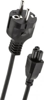 Кабель питания для ноутбуков Telecom 1.8m, 3-pin, с заземлением, 220V <TP022-IEC320-C5/SHM-1.8-BK – фото 9